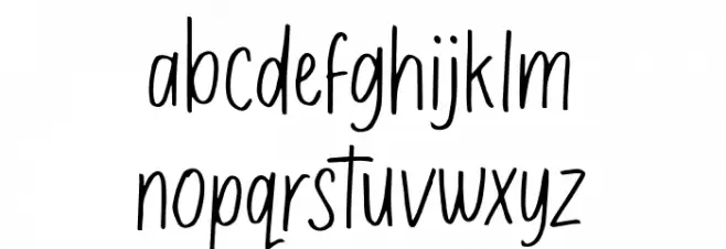 Sagittaria FREE Schriftart Kleinbuchstaben