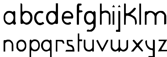 Sagittarius Font LOWERCASE