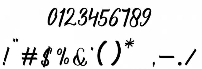 Sagne Font OTHER CHARS