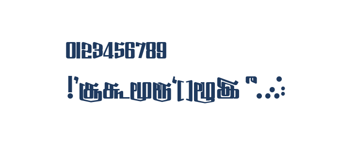 Sahaanaa Regular Other Characters