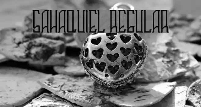 Sahaquiel Regular Font examples