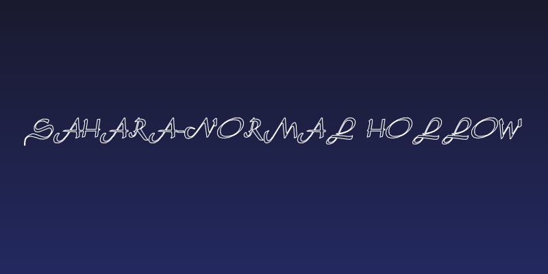 Sahara-Normal Hollow Social Header