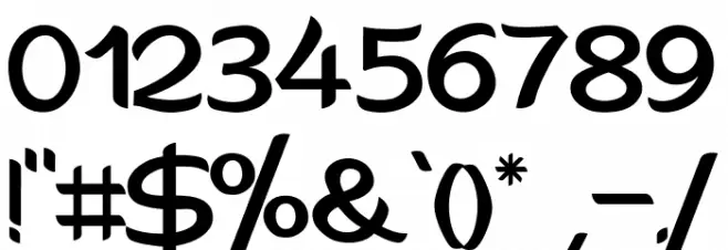 Sahara Font OTHER CHARS