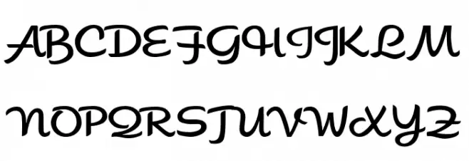 Sahara フォント 大文字