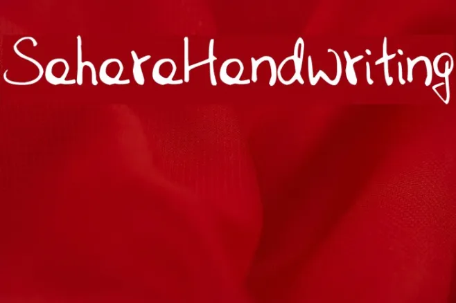 SaharaHandwriting Example 3