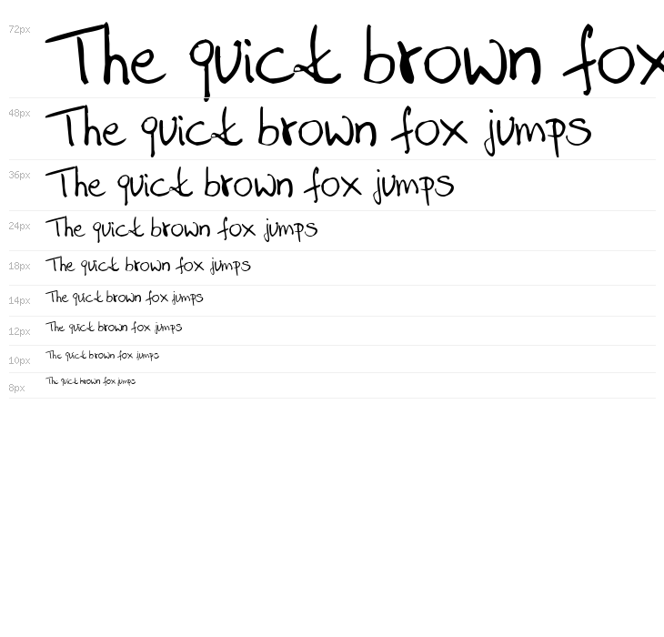 SaharaHandwriting Waterfall