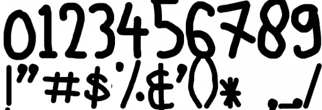 Sahidz script Font OTHER CHARS