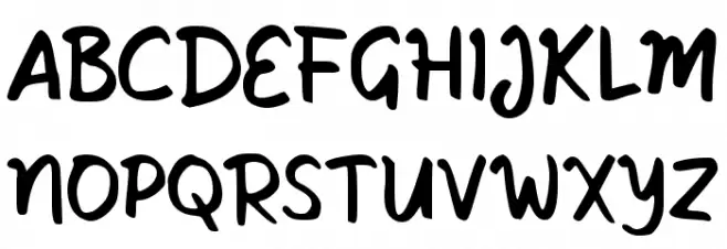 Sahion Hello フォント 大文字