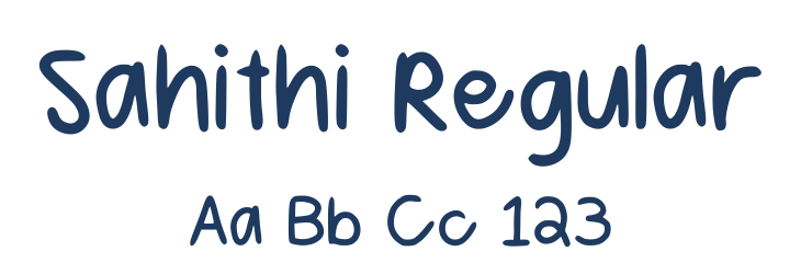 Sahithi Regular Font Preview