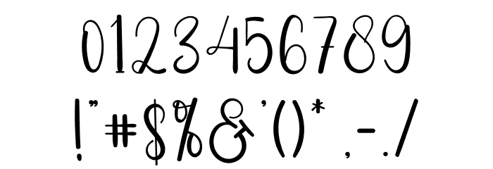 Sahitna Font OTHER CHARS