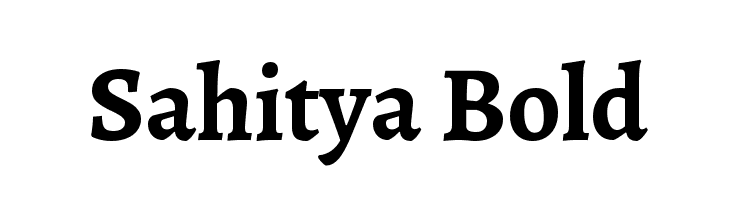 Sahitya Bold Font
