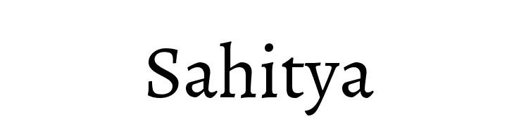 Sahitya Font - FFonts.net