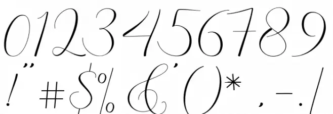 Sahitya Font OTHER CHARS