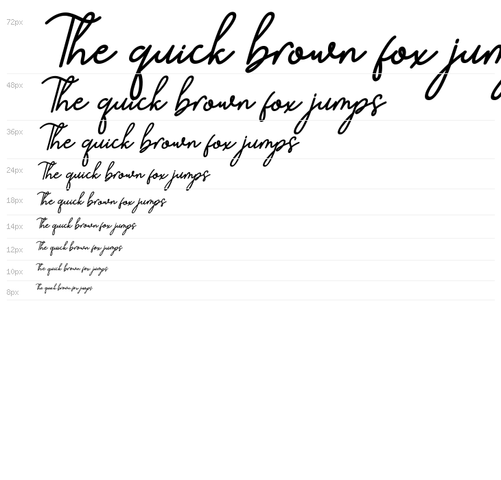 Sahur Bosku Script Italic Waterfall