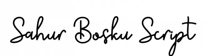 Sahur Bosku Script 