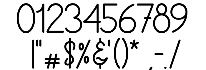 Sahur Bosku Script Font OTHER CHARS