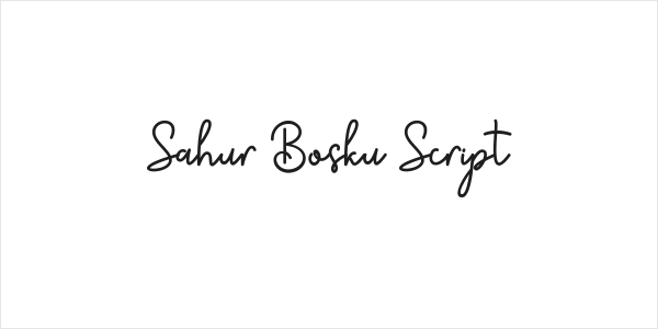 Sahur Bosku Script Logo