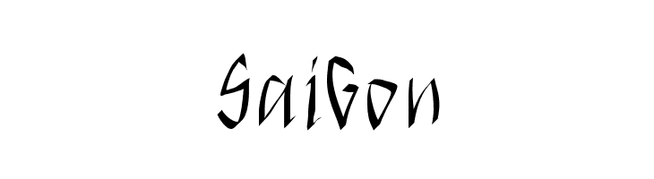 SaiGon  免费字体下载
