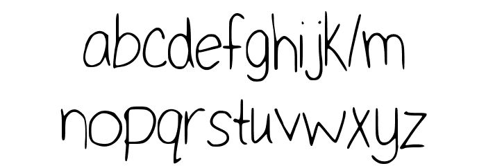 SaidItInASimpleWay Font LOWERCASE