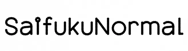 Saifuku Normal  Descarca Fonturi Gratis