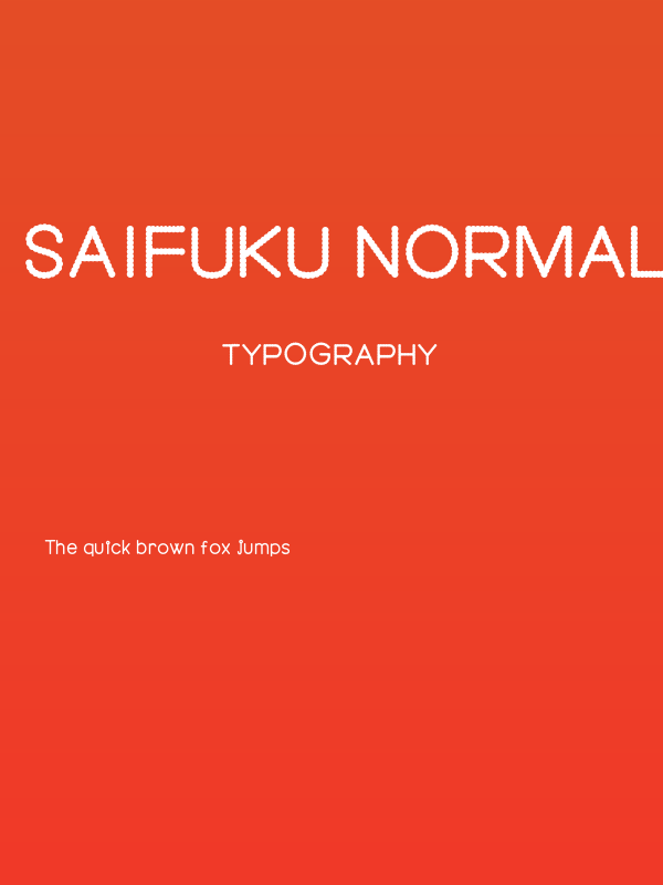 Saifuku Normal Poster