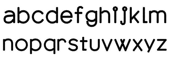 Saifuku Normal フォント 小文字