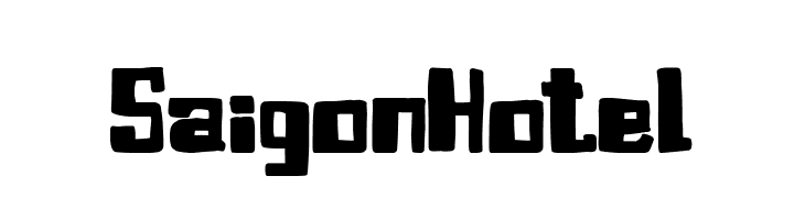 Saigon Hotel  Frei Schriftart Herunterladen