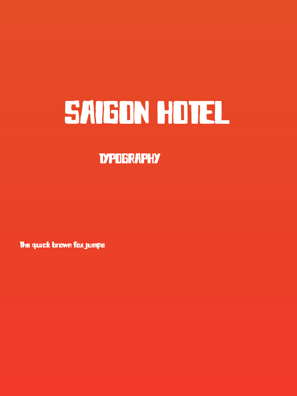 Saigon Hotel Poster