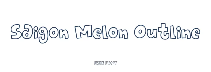 Saigon Melon Outline 