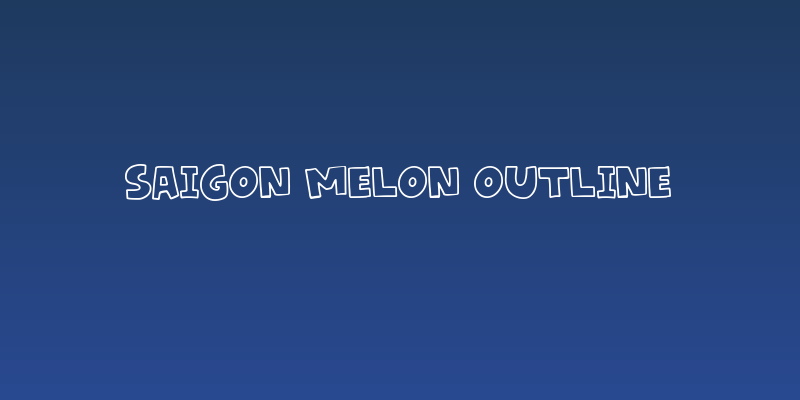 Saigon Melon Outline Social Header