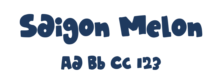 Saigon Melon Font Preview