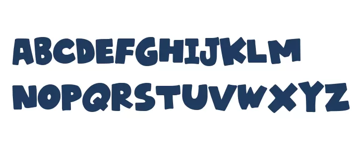 Saigon Melon Caratteri MAIUSCOLE