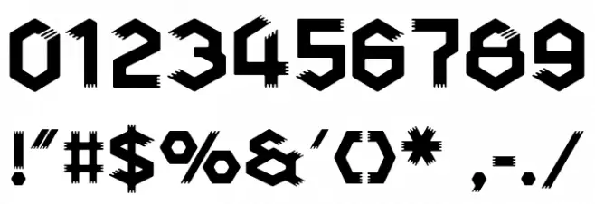 Saikei Black Font OTHER CHARS