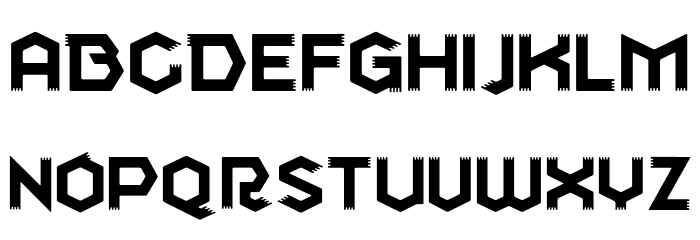 Saikei Black Font UPPERCASE