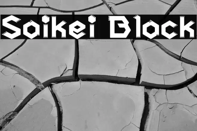 Saikei Black Font examples