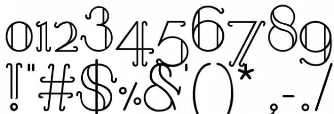 Sail Away Font OTHER CHARS