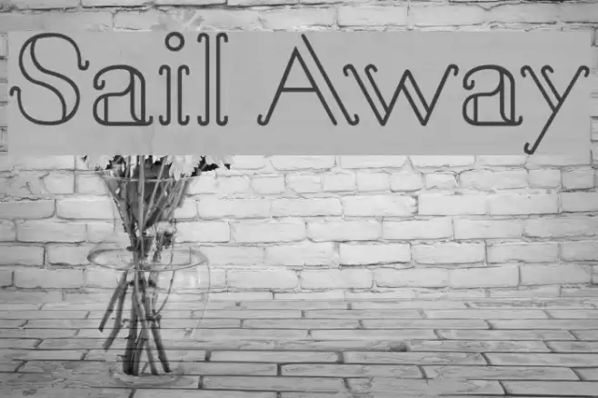 Sail Away Font examples