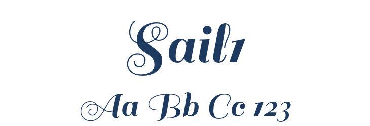 Sail1 Font Preview