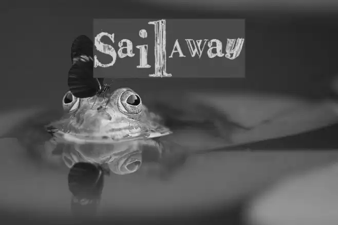 SailAway Font examples