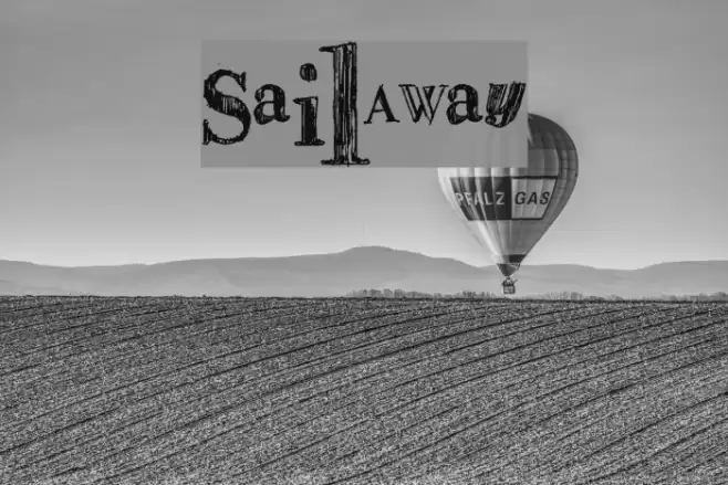 SailAway Font examples