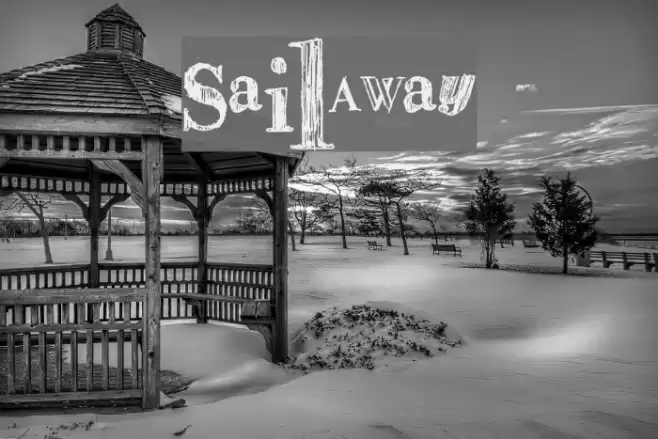 SailAway Font examples