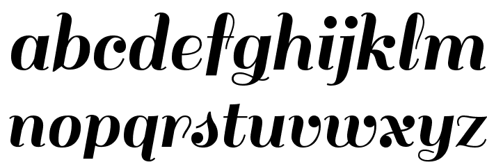 Sail Font LOWERCASE