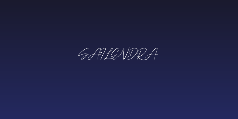 Sailendra Social Header