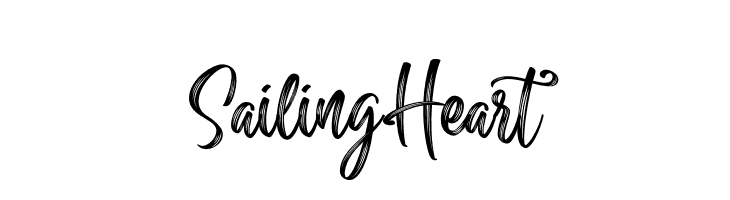 Sailing Heart  नि: शुल्क फ़ॉन्ट्स डाउनलोड