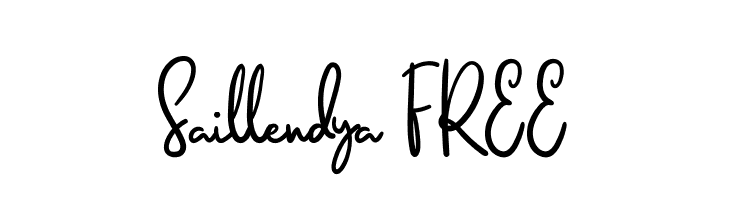 Saillendya FREE  Descarca Fonturi Gratis