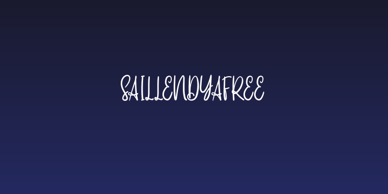 SaillendyaFREE Social Header