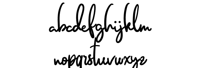 SaillendyaFREE Font LOWERCASE