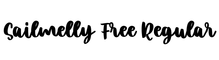 Sailmelly Free Regular  font caratteri gratis