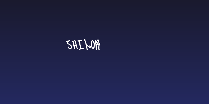 Sailor '87 Social Header