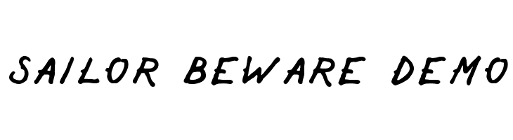 Sailor Beware Demo  لخطوط تنزيل